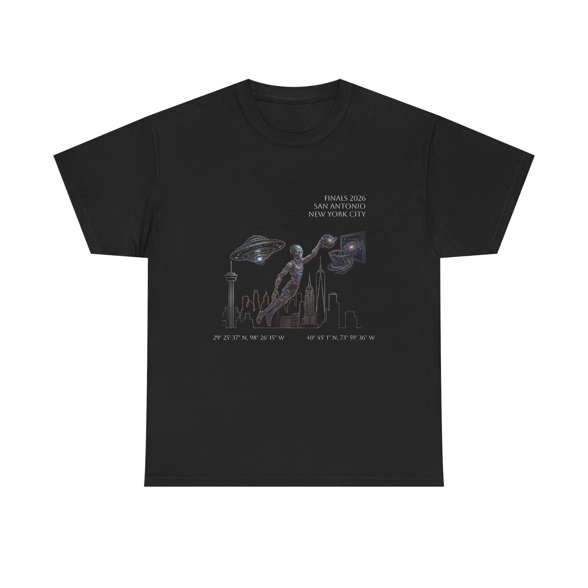 Skyline Alien - San Antonio Finals Graphic T-shirt
