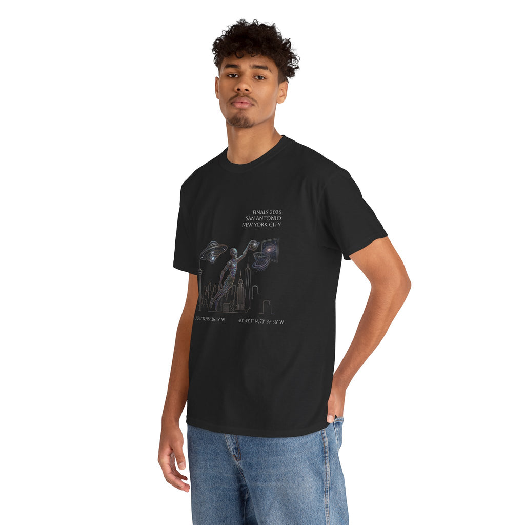 Skyline Alien - San Antonio Finals Graphic T-shirt